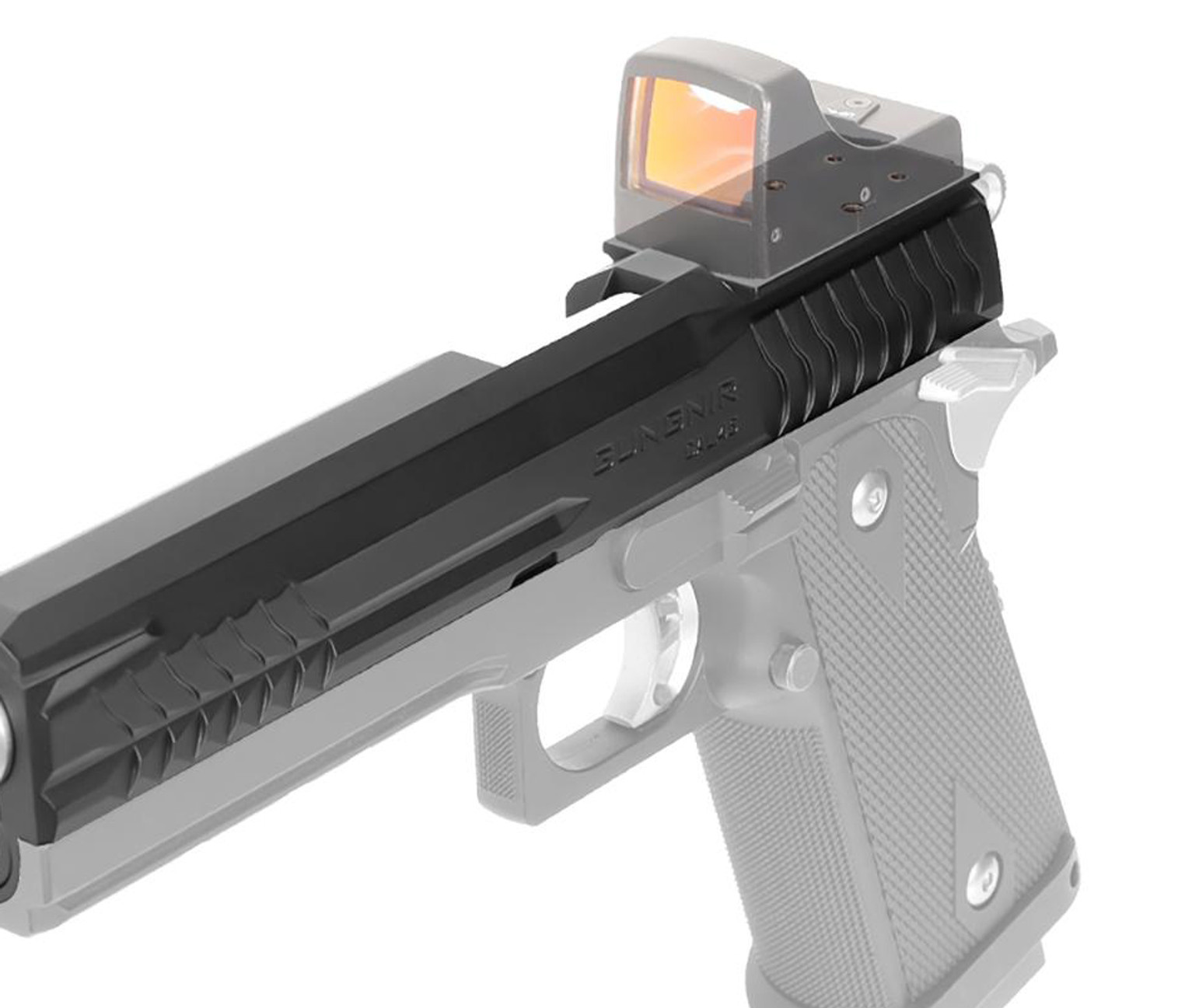 Laylax / Nine Ball "GUNGNIR" Custom Slide w/ Direct Micro-Dot Mount for Hi-Capa 5.1 Series GBB Pistols