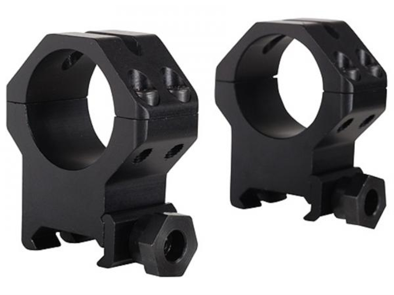 Four Hole Tactical Rings 1" X-high