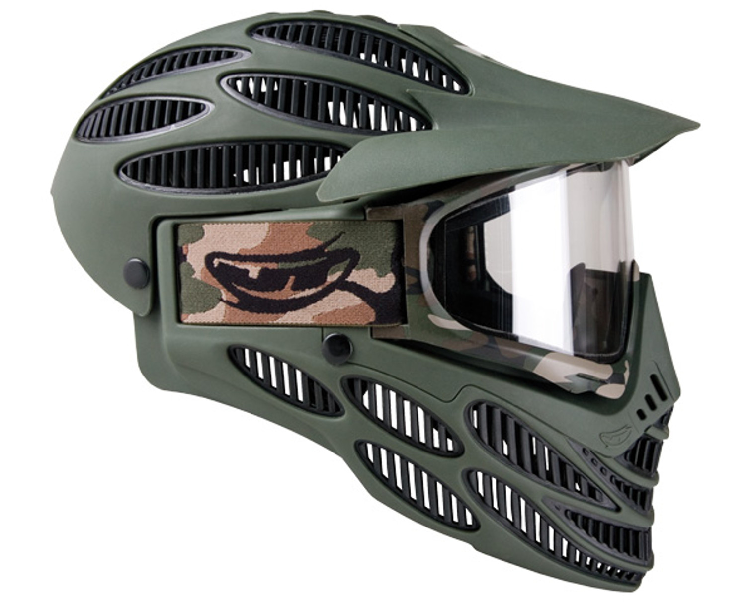 JT Flex 8 Full Coverage Paintball Mask Thermal Olive - Army Supply