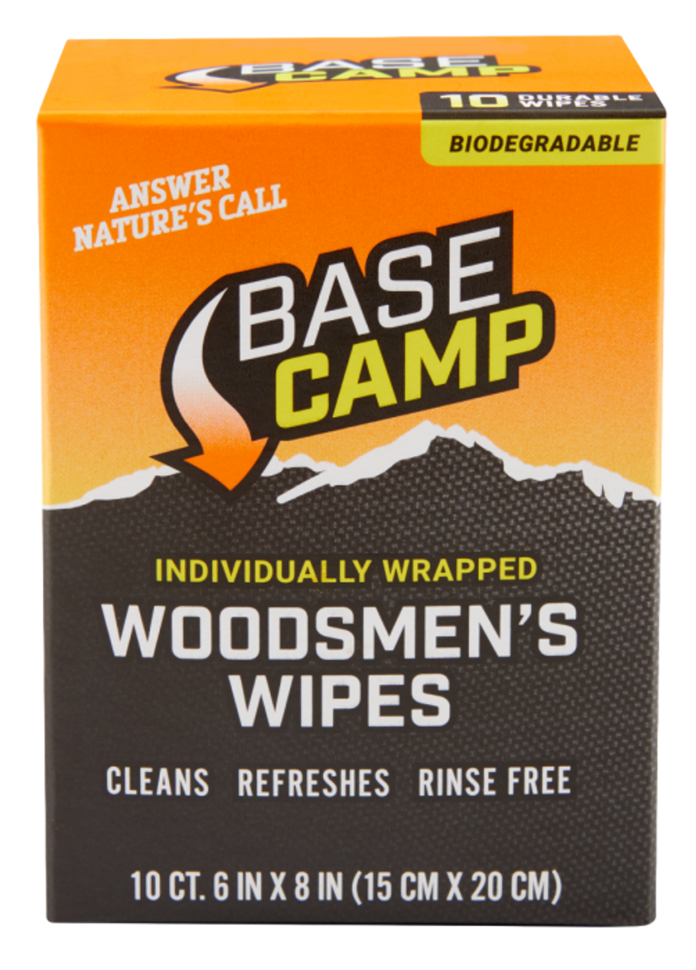 Woodsman'S Wipes 6"X8" Individually Packaged 10Pk