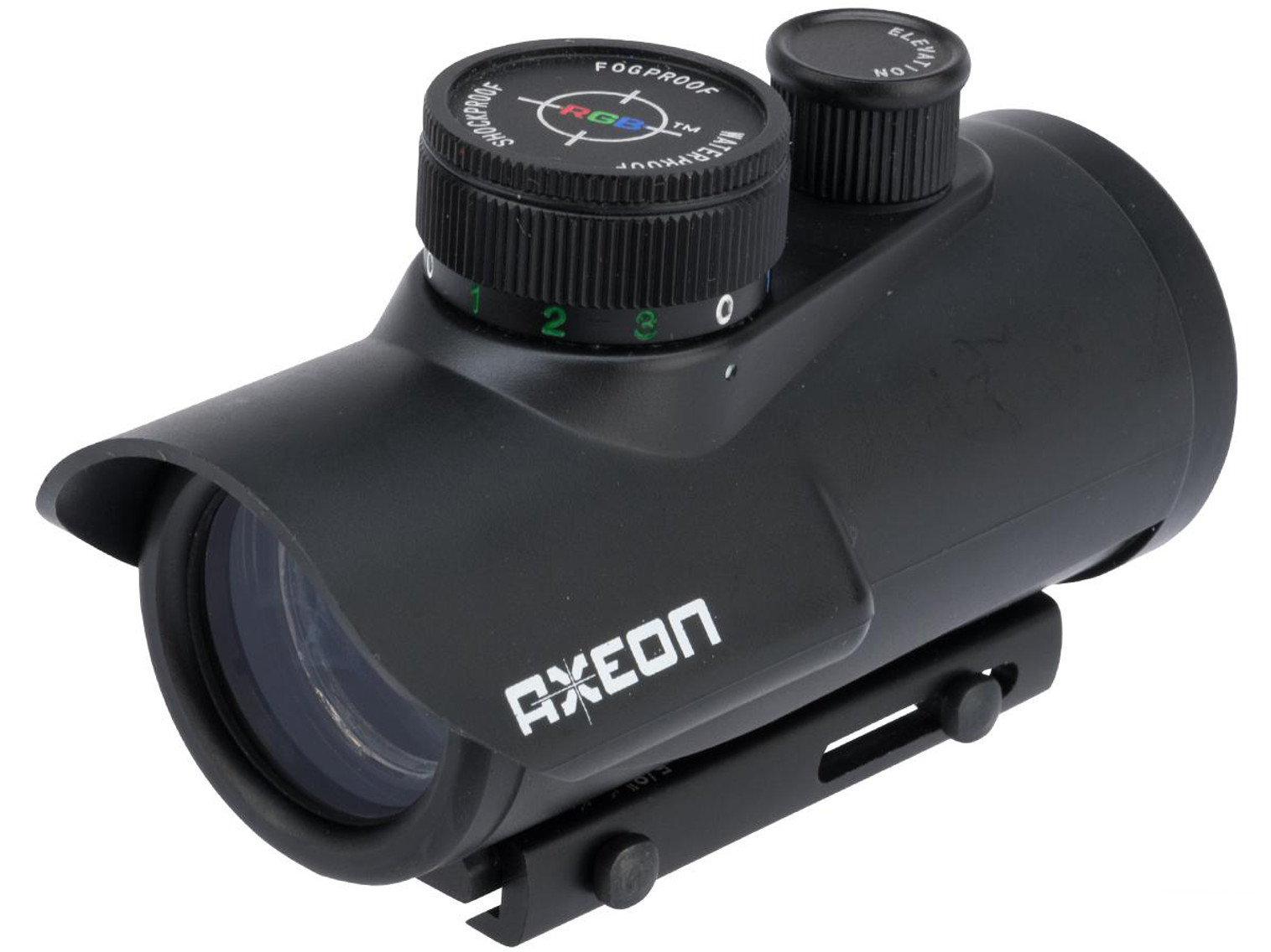 Axeon 3XRDS 1x30 Red/Green/Blue Dot Sight Optic