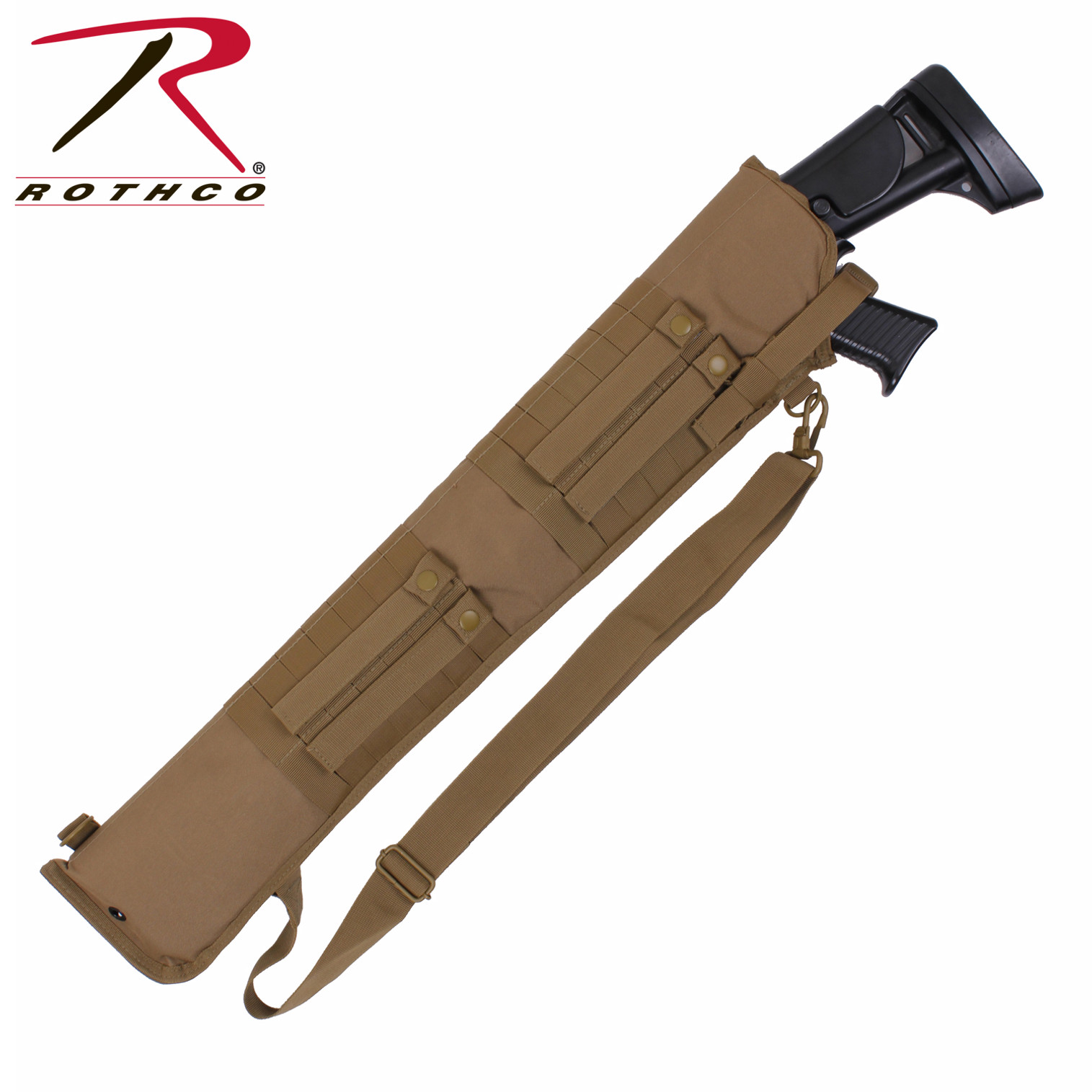 Rothco Tactical MOLLE Shotgun Scabbard - Coyote Brown