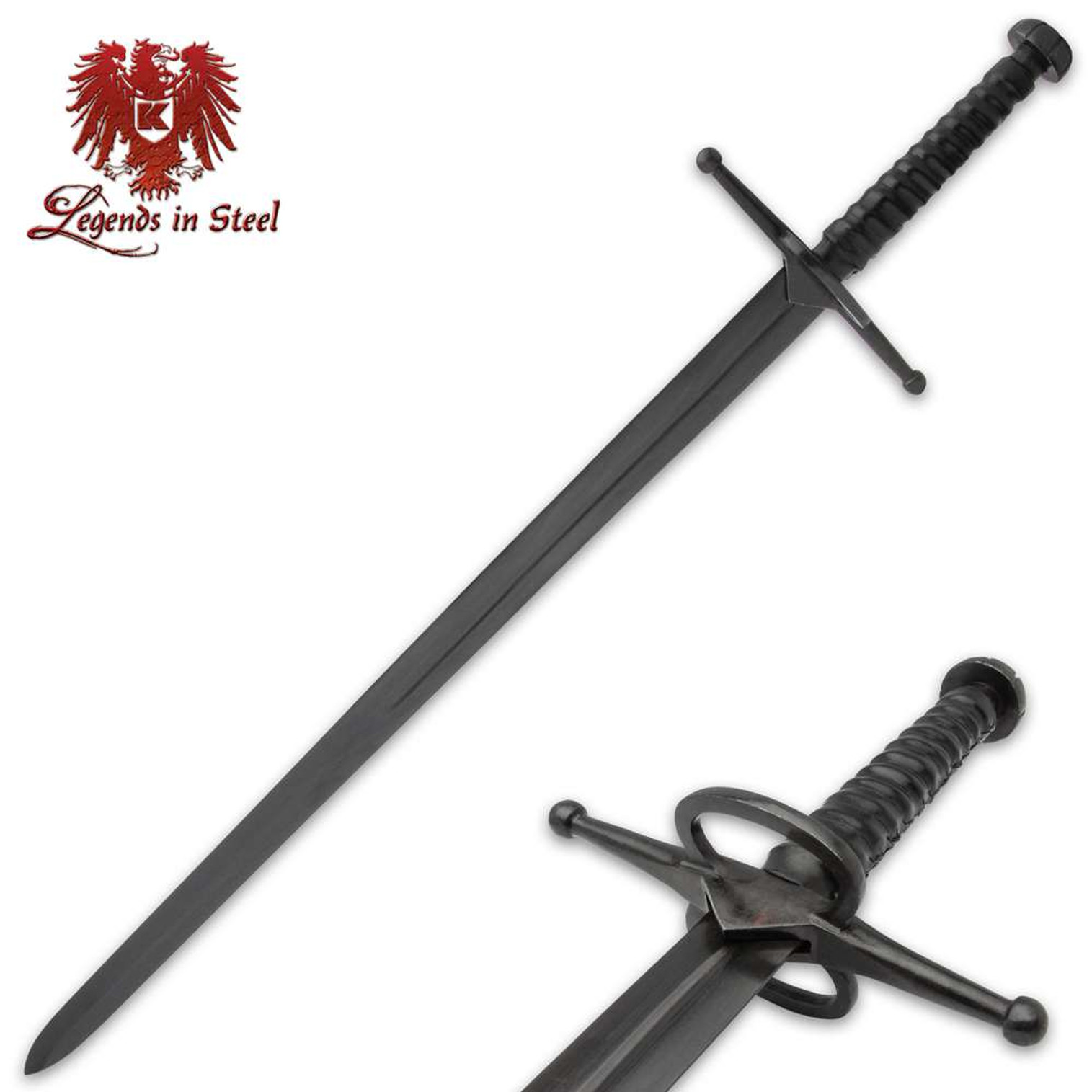 Legends In Steel Blued Two-Handed Great Sword