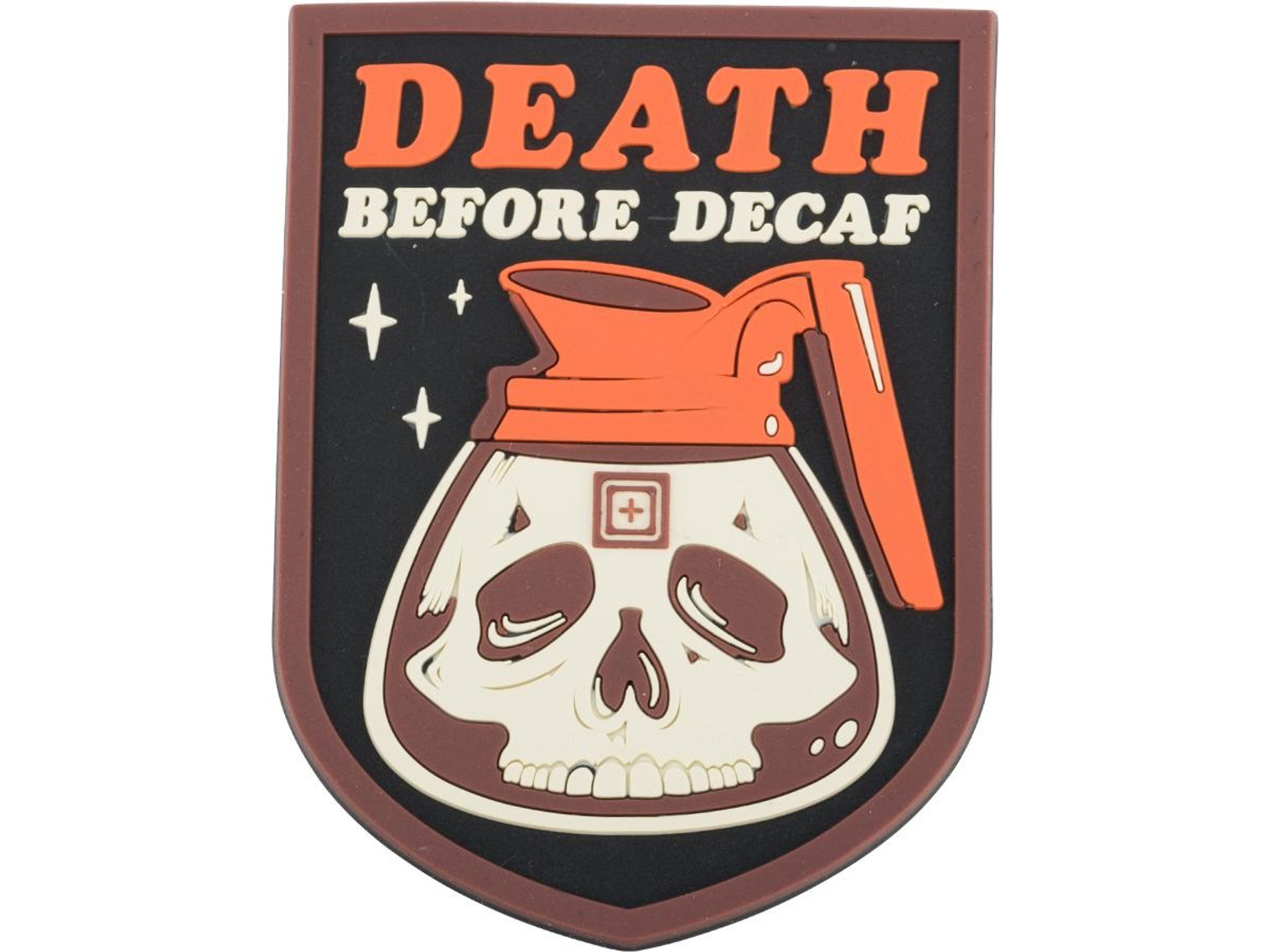 5.11 Tactical "Death Before Decaf" PVC Morale Patch