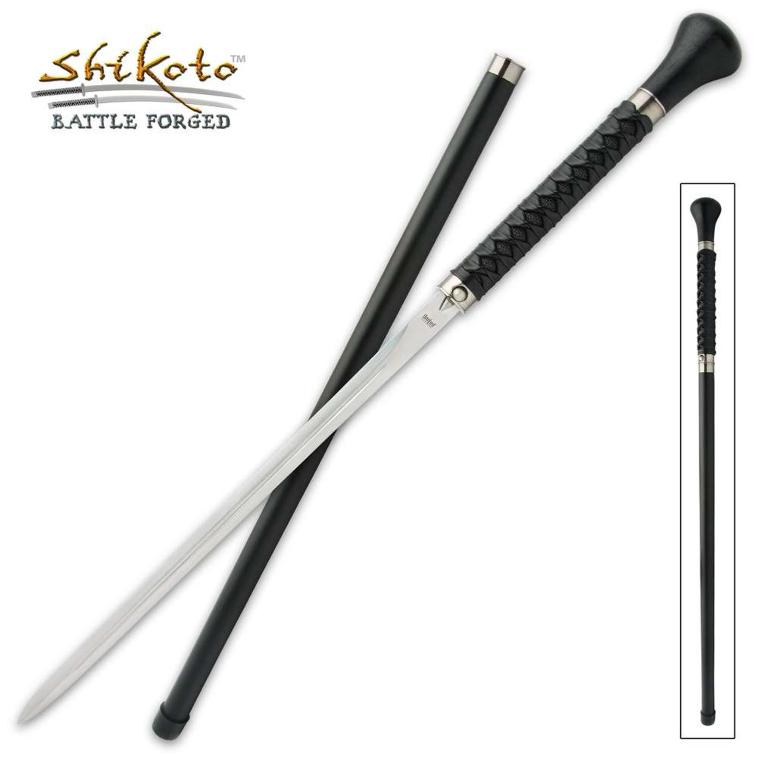 United Cutlery Shikoto Damascus Fantasy Sword Cane - Hero Outdoors