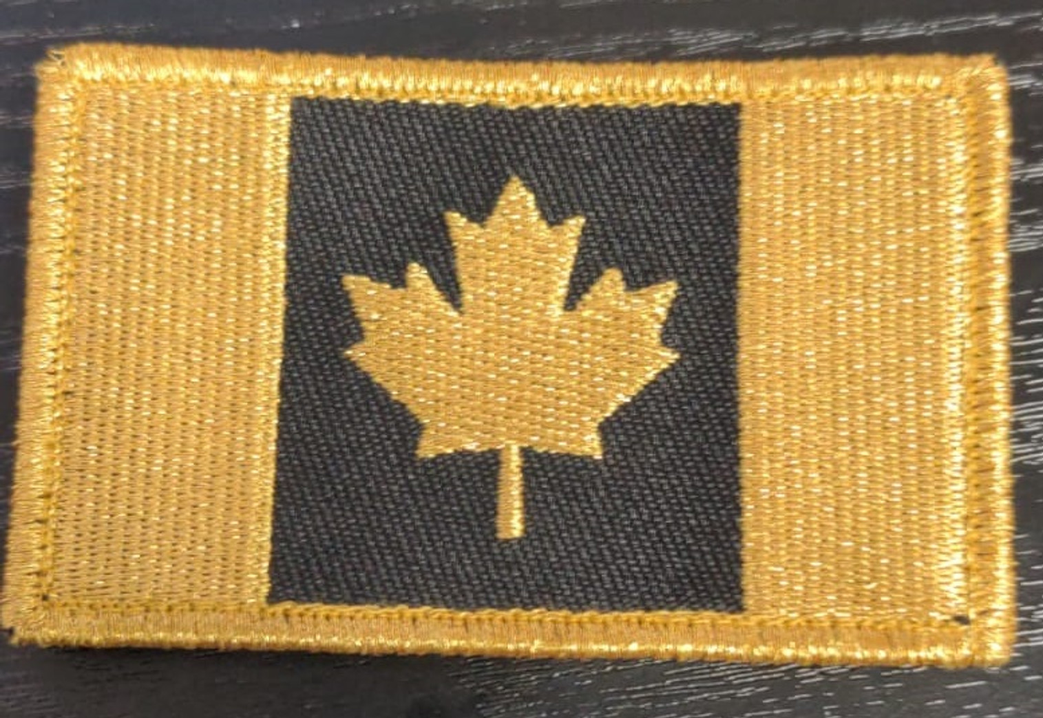 Canadian Flag Morale Patch -Gold