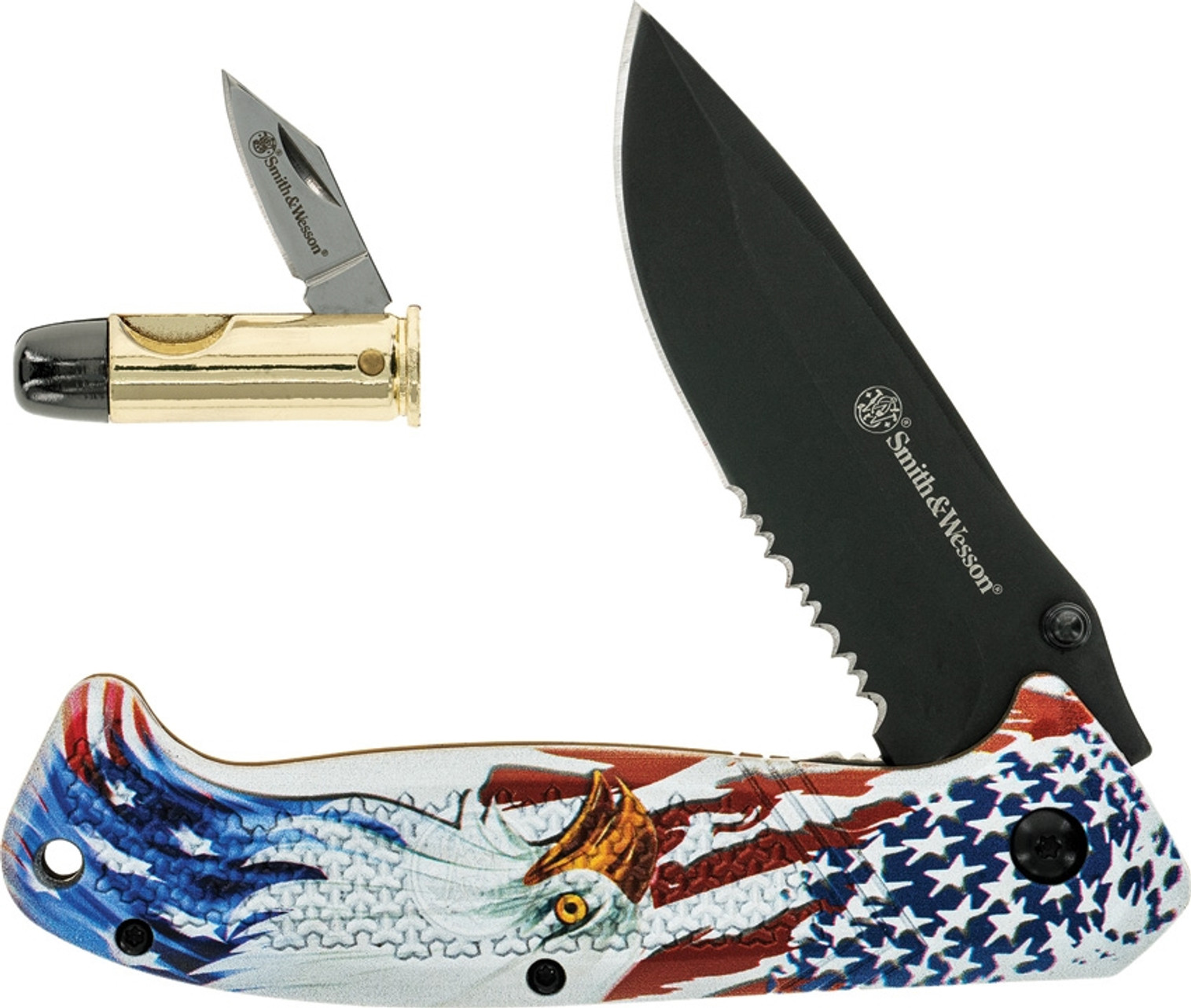 Eagle & Bullet Knife Combo