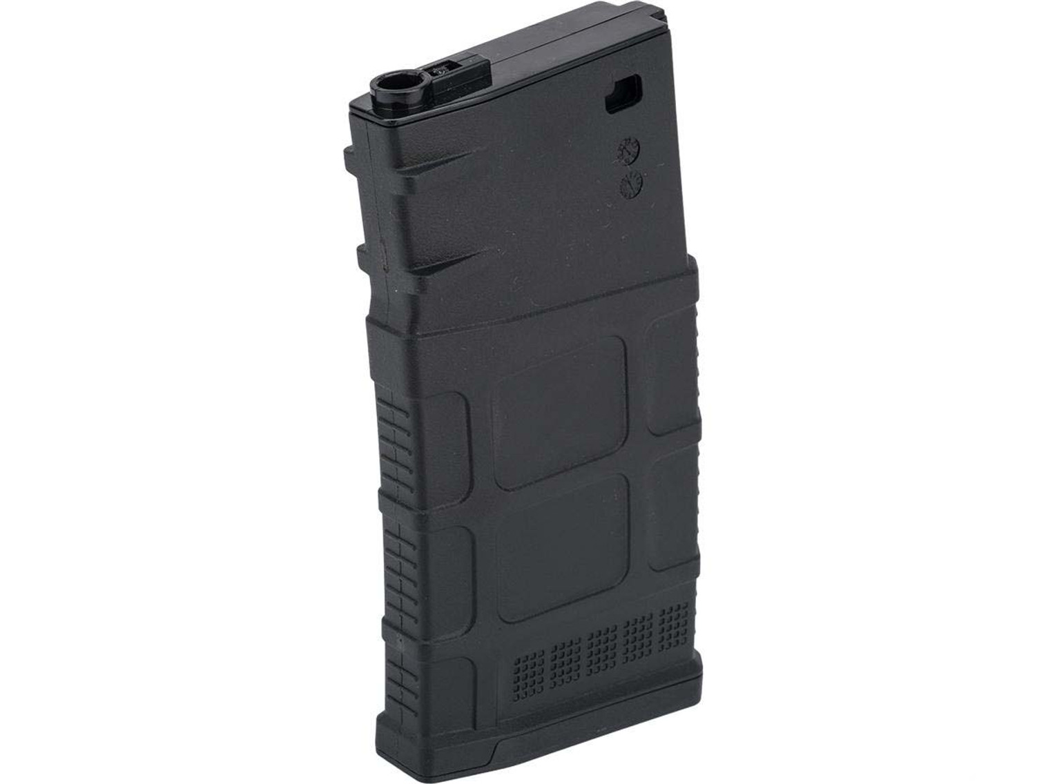 Avengers Polymer Magazine for SR-25 Series Airsoft AEG Rifles (Color: Black / 120rd Mid-Cap)