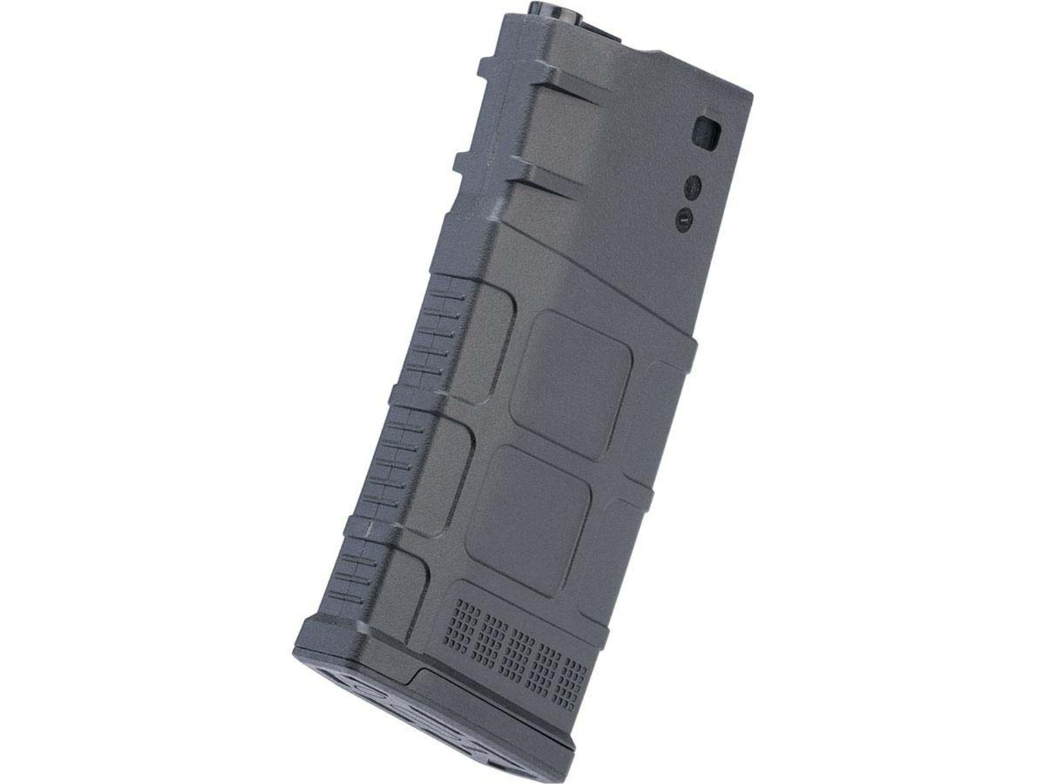 Avengers Polymer Magazine for SR-25 Series Airsoft AEG Rifles (Color: Black / 470rd Flash Mag)