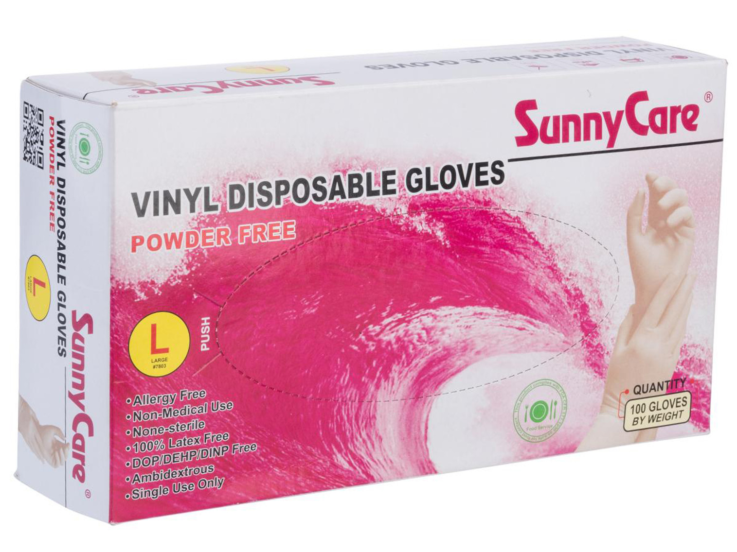 SunnyCare Vinyl Disposable Gloves