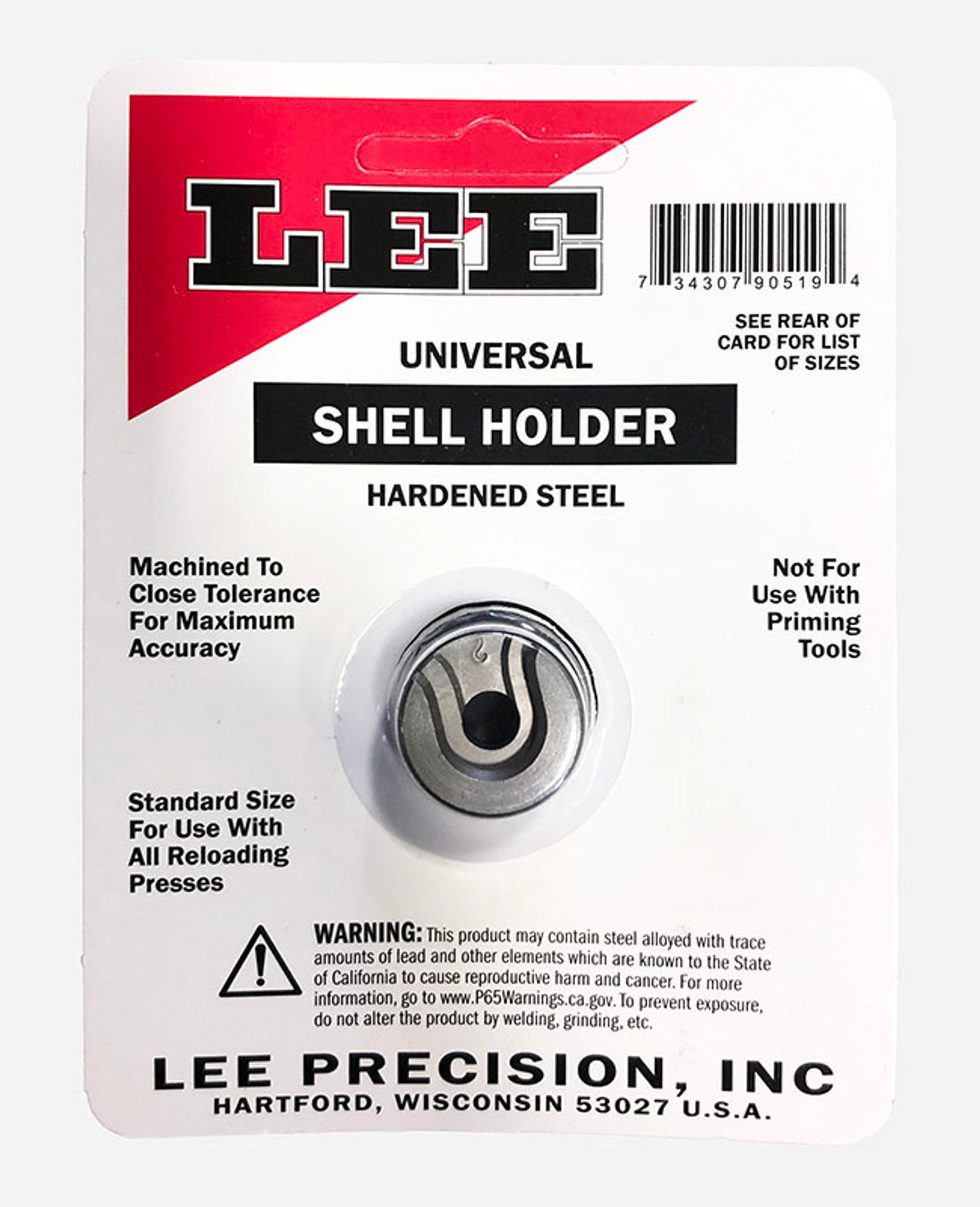 Shell Holder #4 LEE-90521 