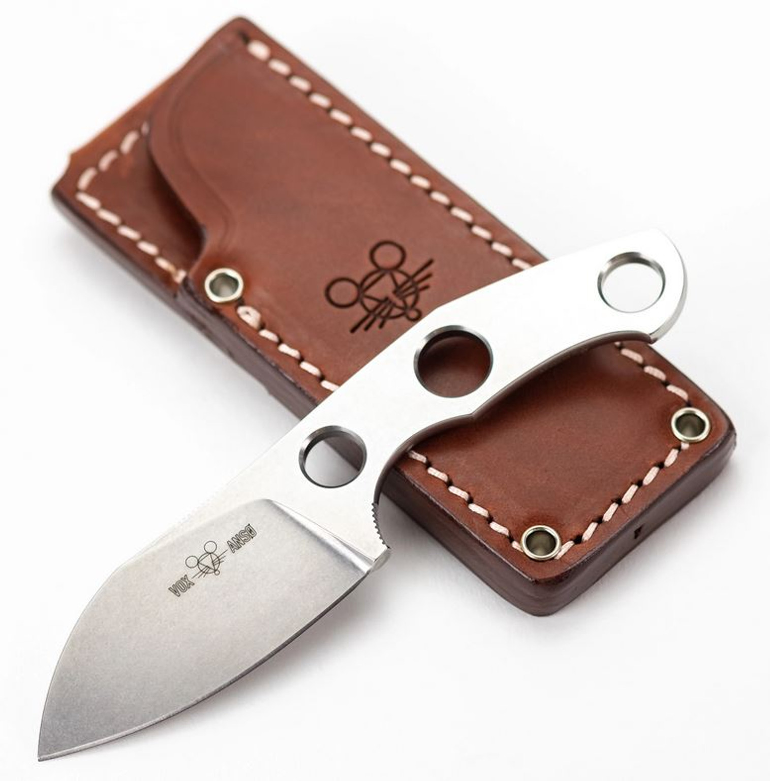 GiantMouse Fixed Blade Knife Leather Sheath