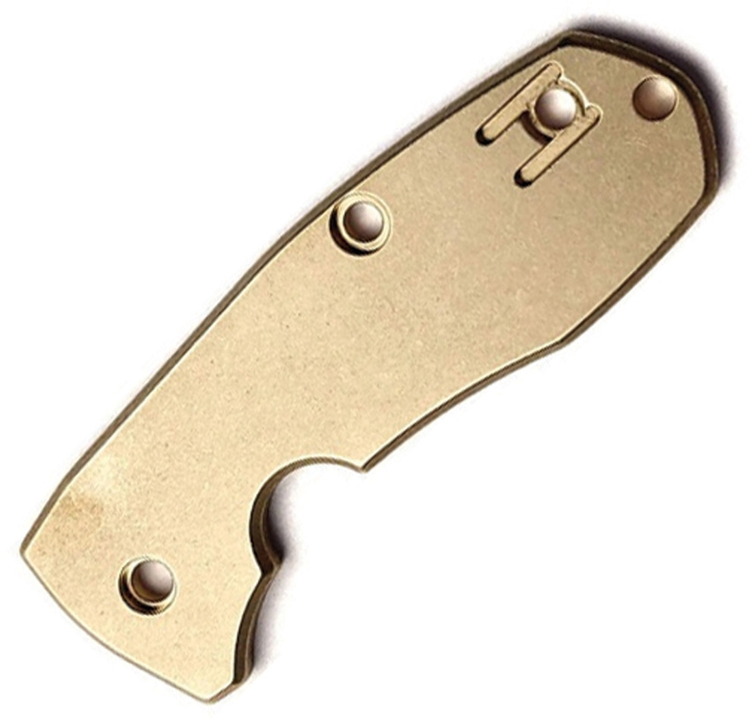 Techno 2 Handle Scales Brass FLY659