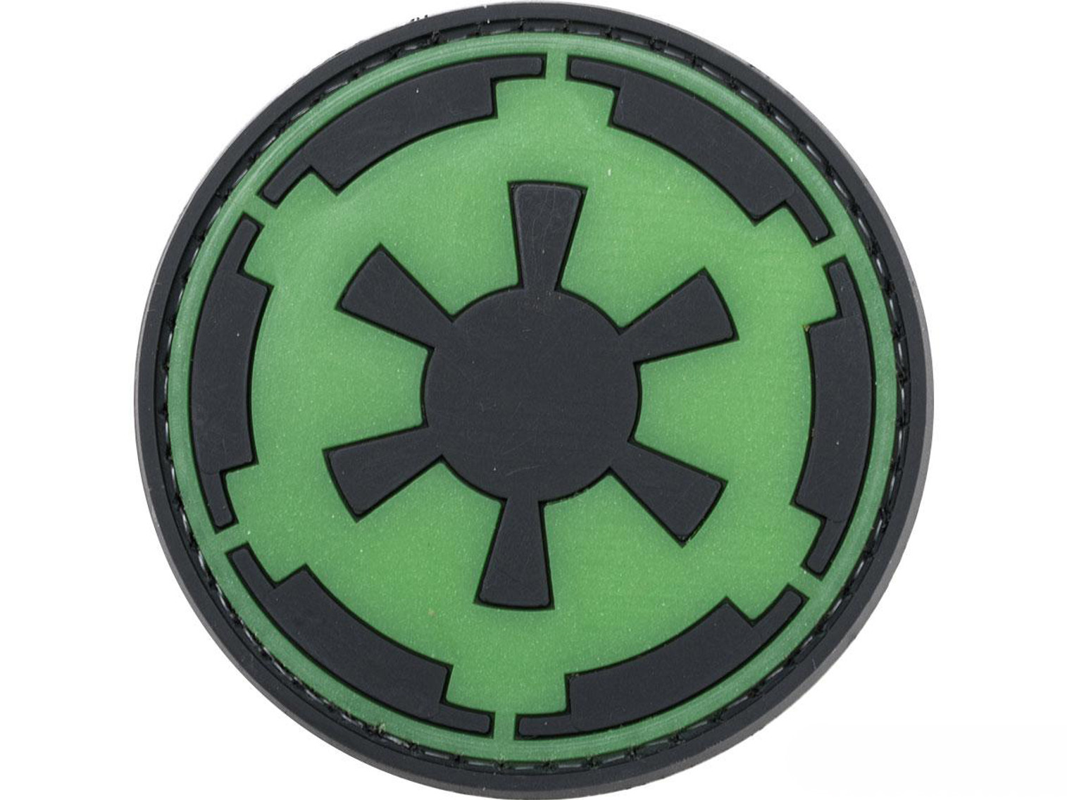 PVC Morale IFF Hook & Loop "Cosmic Dominion" Patch (Color: Green)