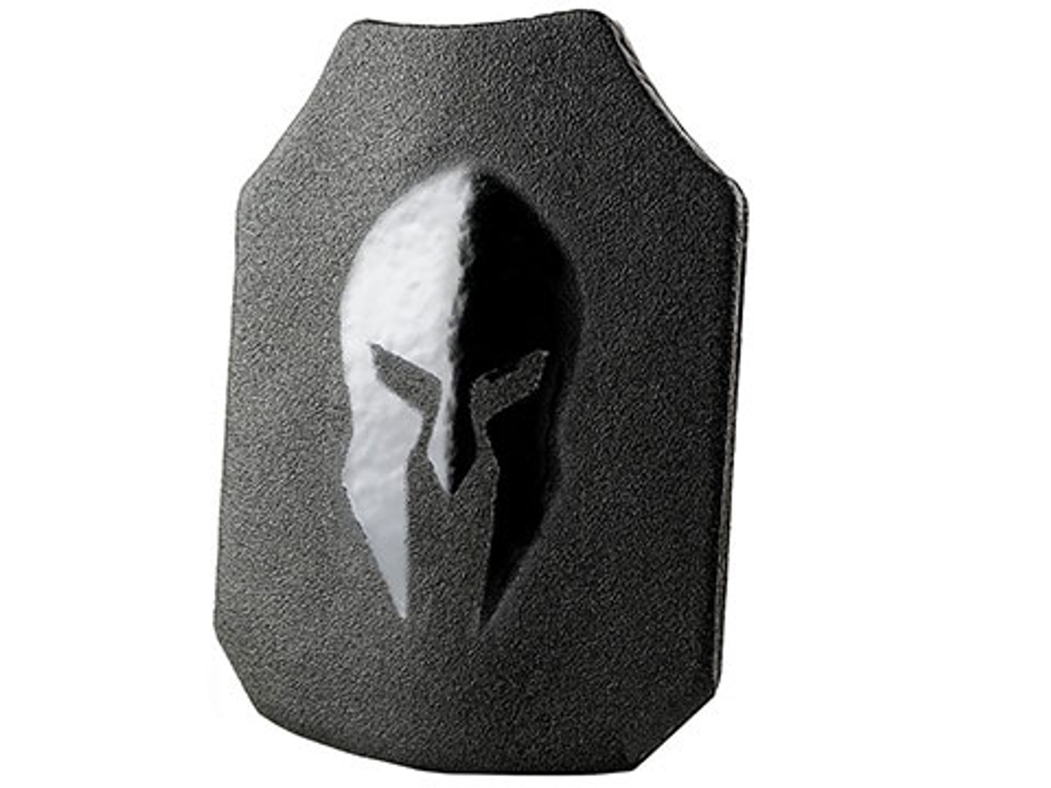 Spartan Armor Systems AR550 Level III+ Steel Core Body Armor Plate (Model: Shooters Cut - Single Curve w/ Full Coat / 11x14 / Set of Two)