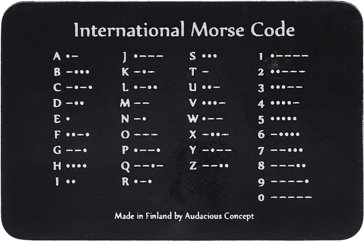 Morse Code Patch