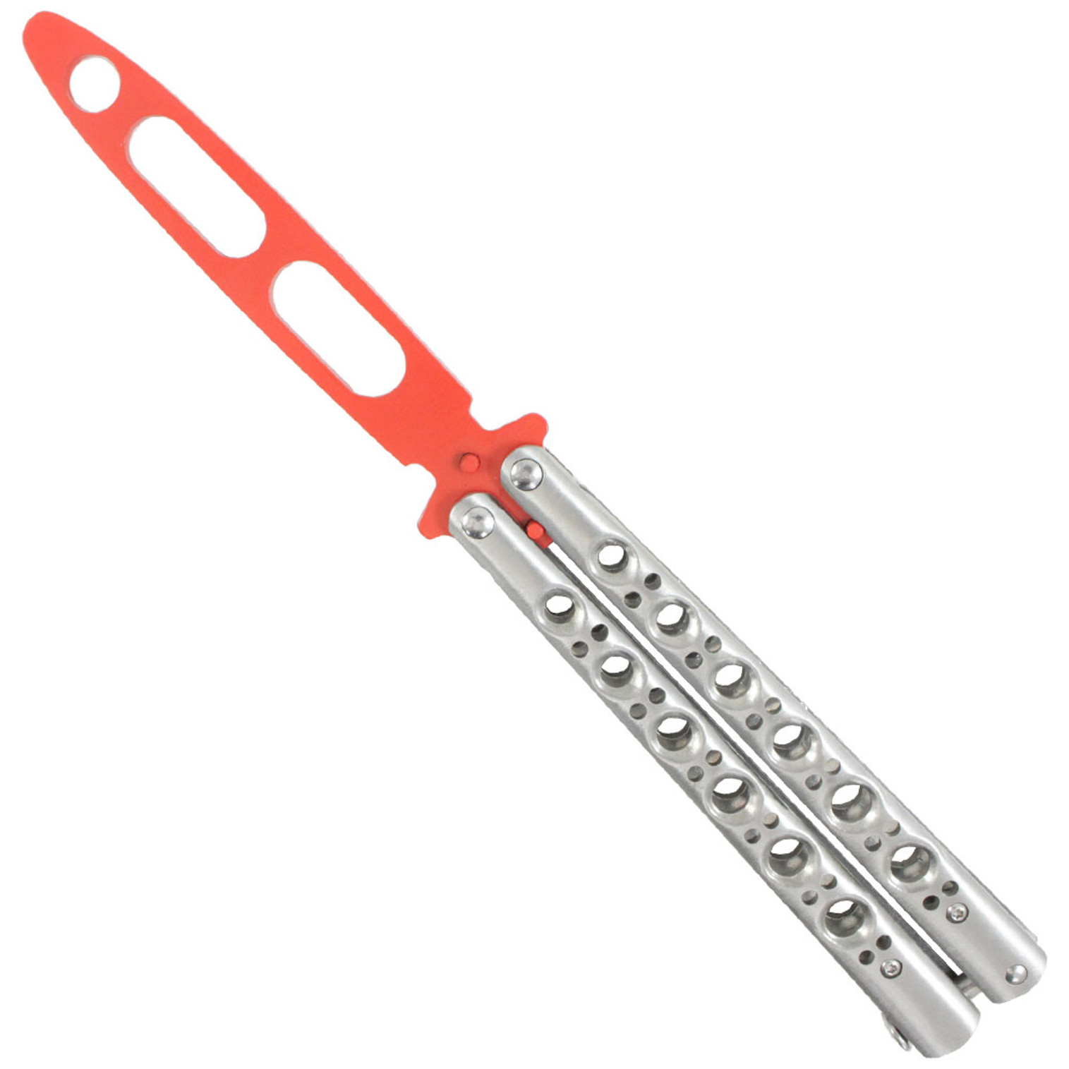 Butterfly Knife Trainer - Red\Silver