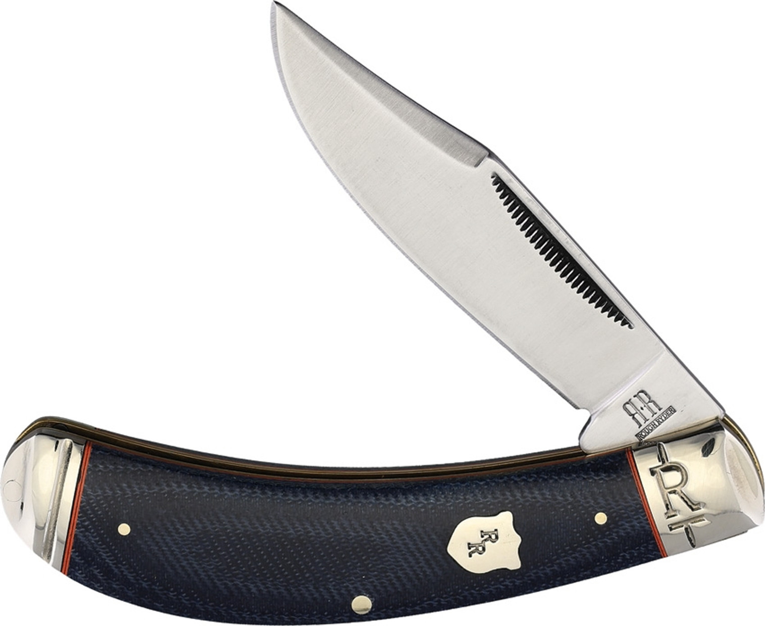 Denim Micarta Bow Trapper