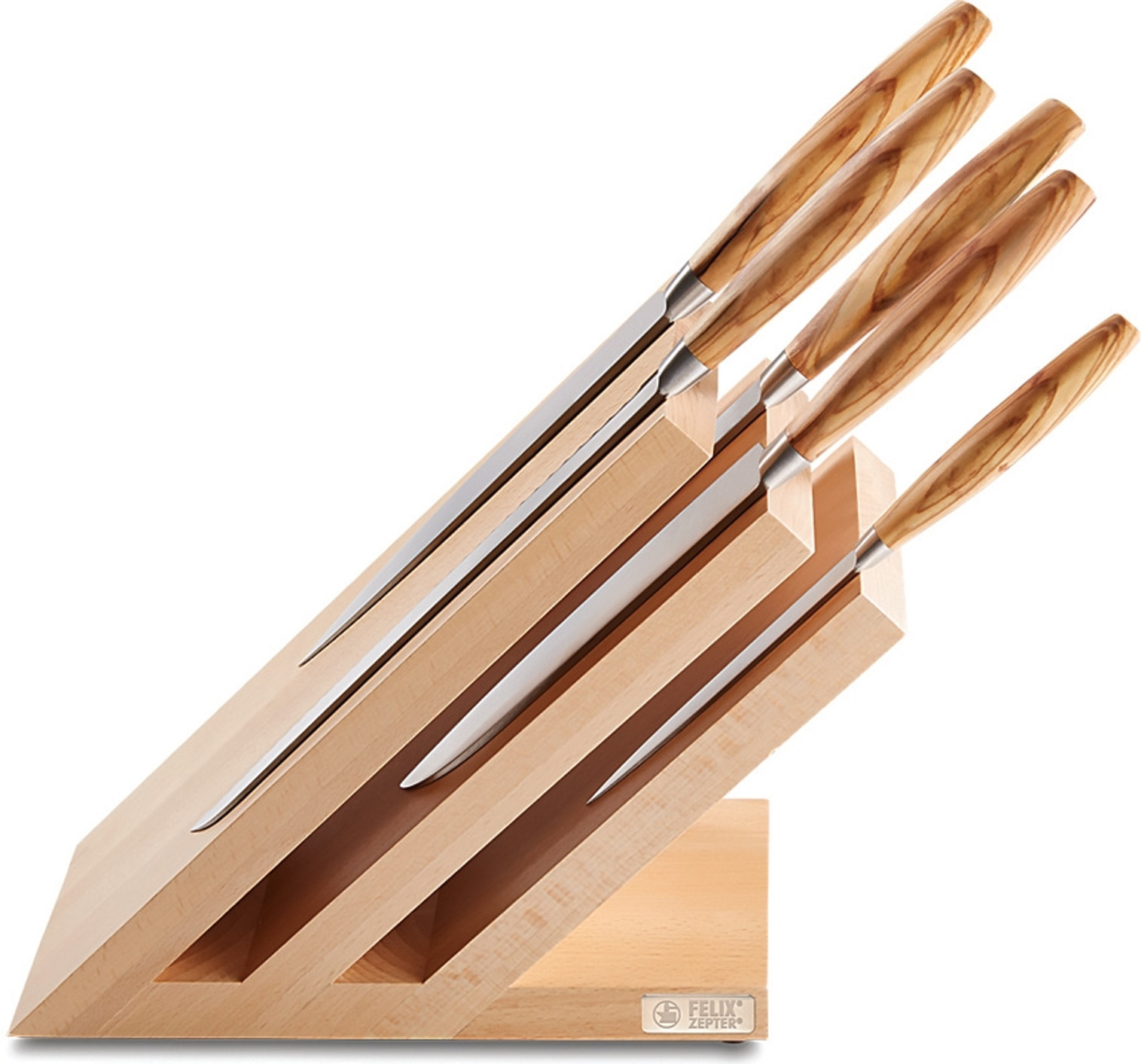 6pc Knife Set with Block