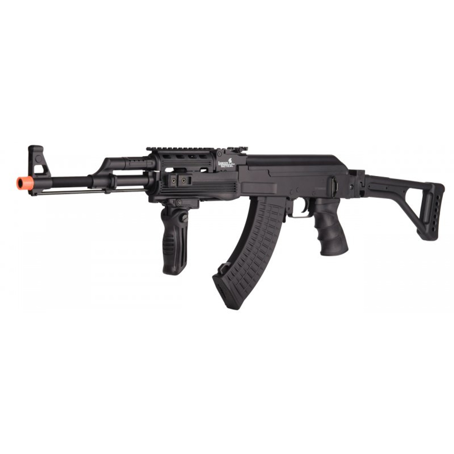 Lancer Tactical AK AEG Airsoft Rifle with Folding Stock