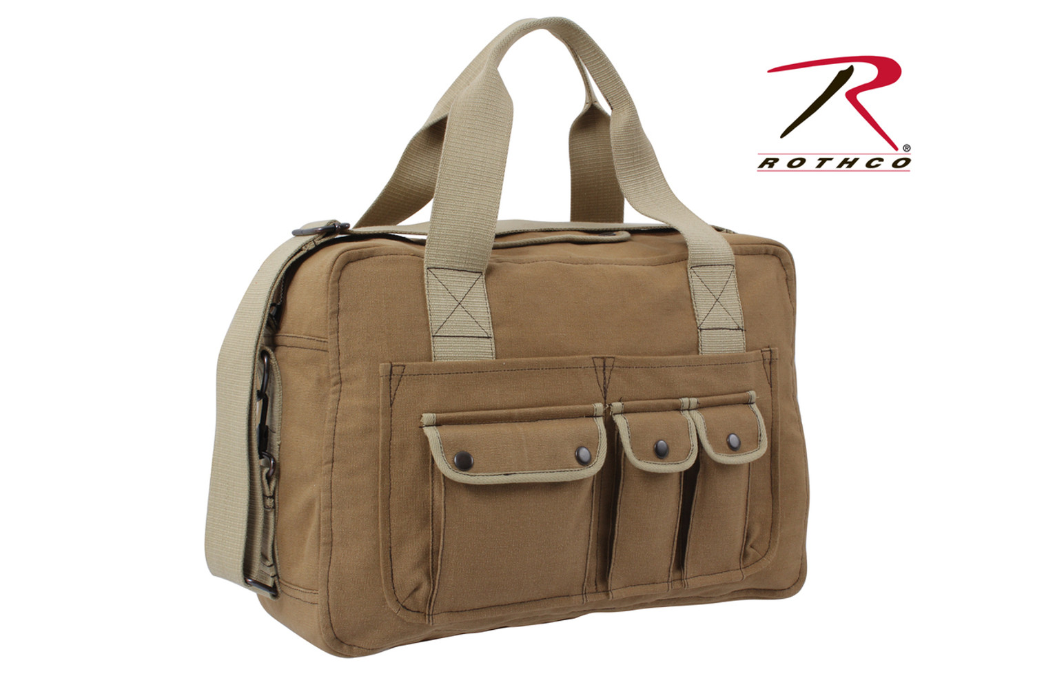 Rothco Two Tone Specialist Carry All Shoulder Bag - Coyote Brown