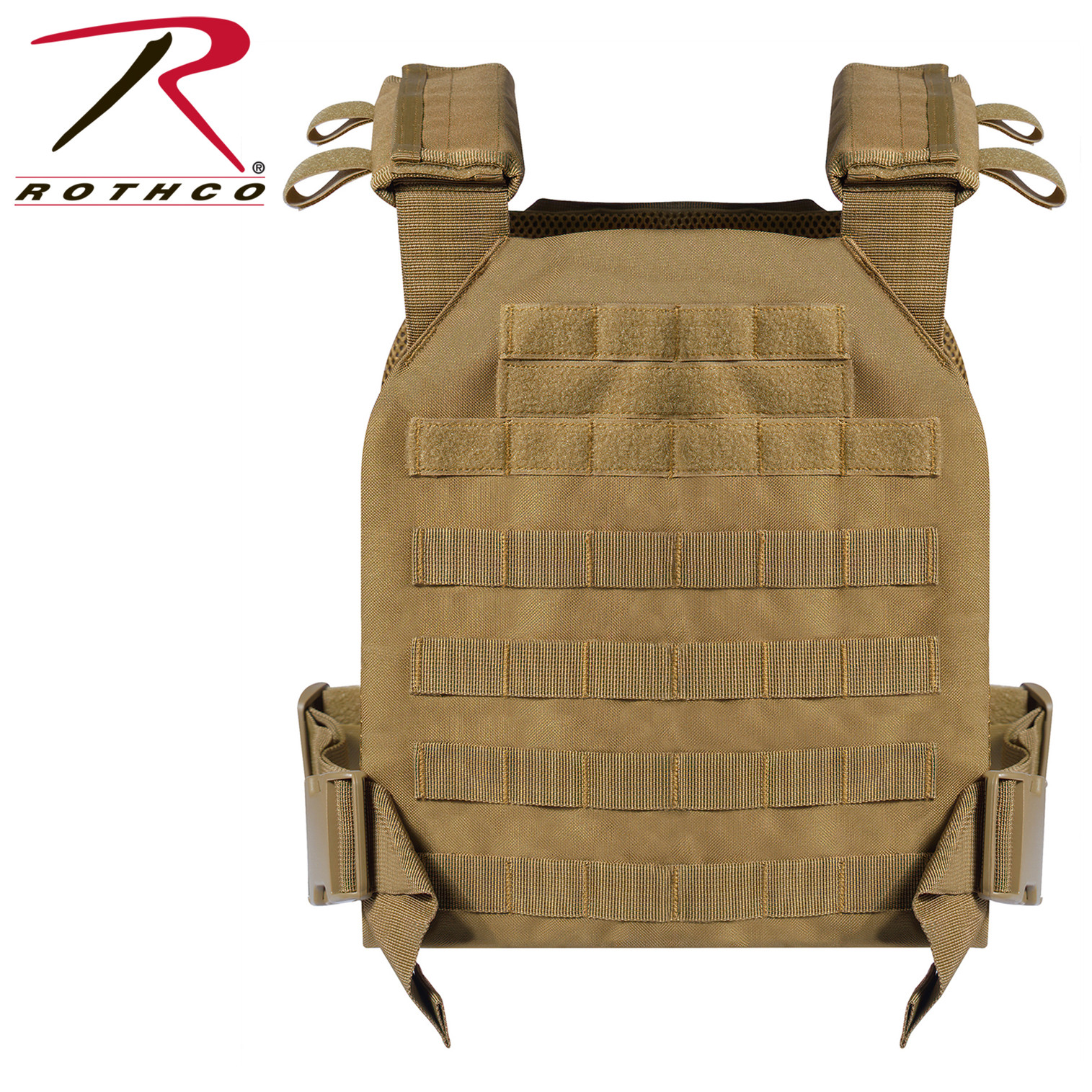 Rothco Low Profile Plate Carrier Vest - Coyote