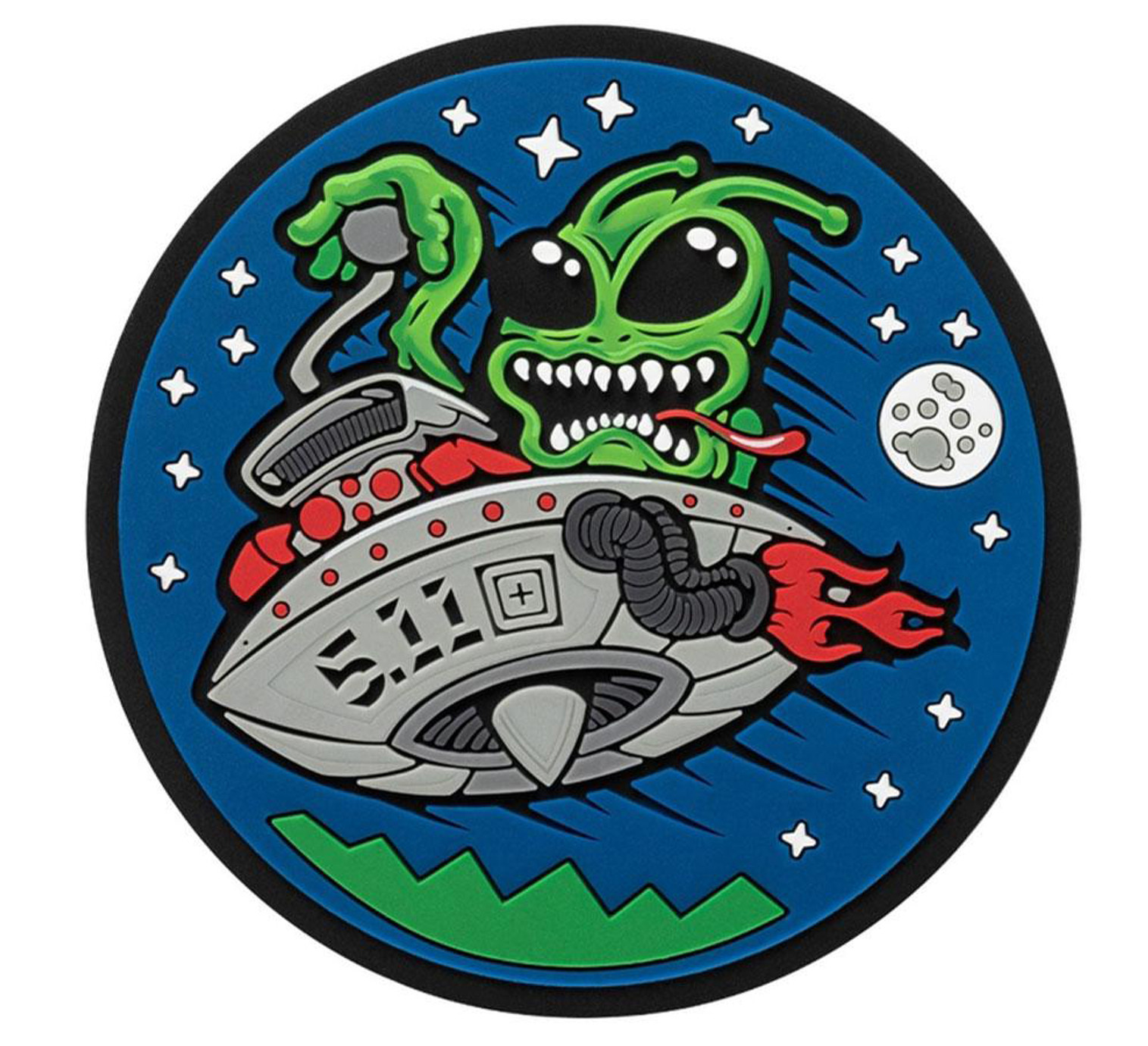 5.11 Tactical "Hotrod Alien" PVC Morale Patch