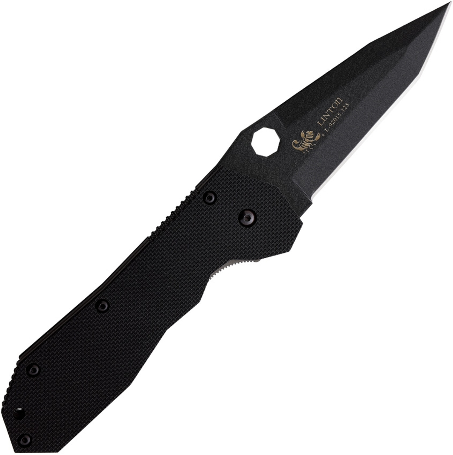 Large Tactical Linerlock Blk L92015125