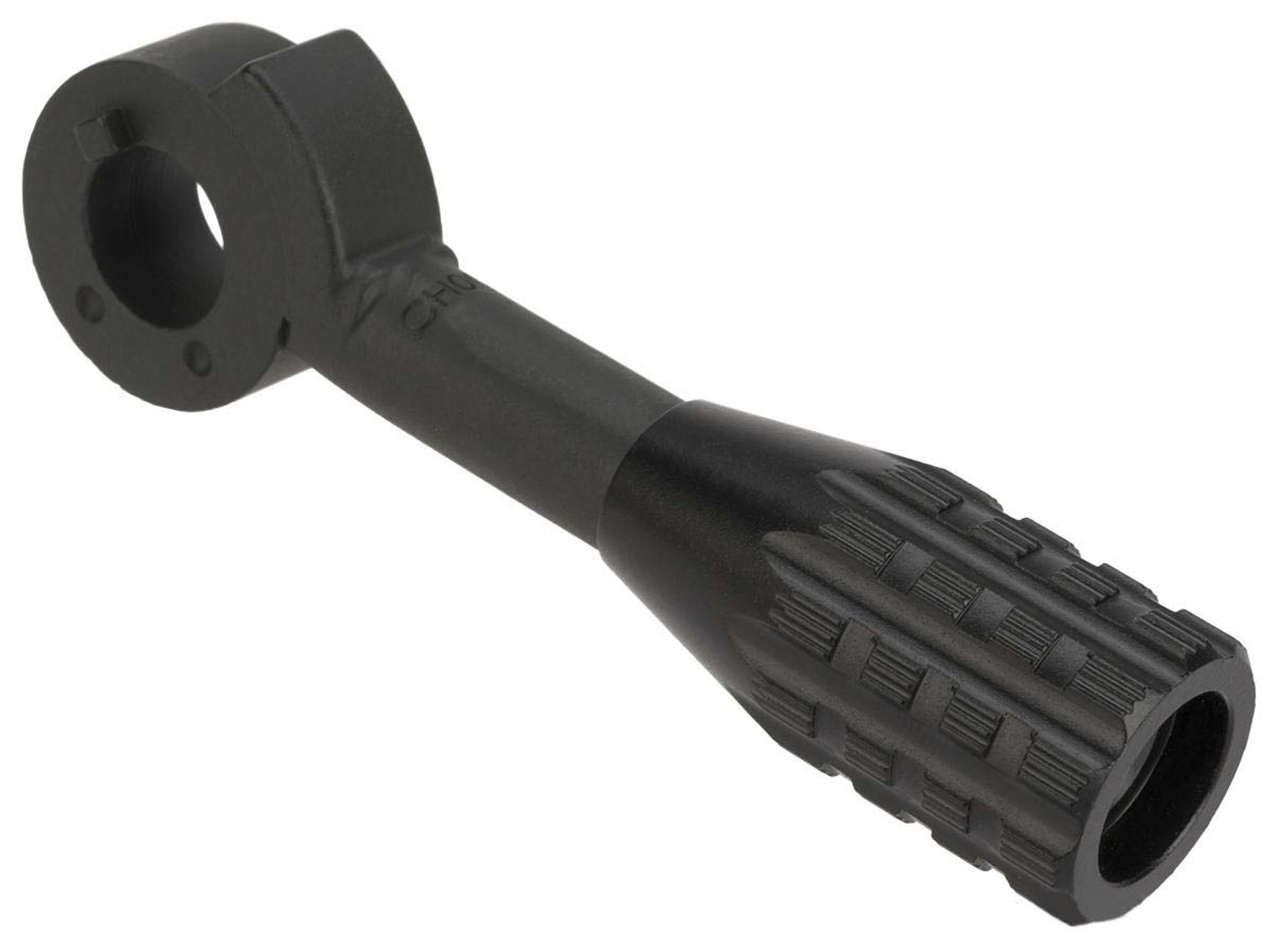 Amoeba CNC Machined Bolt Handle for Striker S1 Airsoft Sniper Rifle (Color: Matte Grey / CH-16)