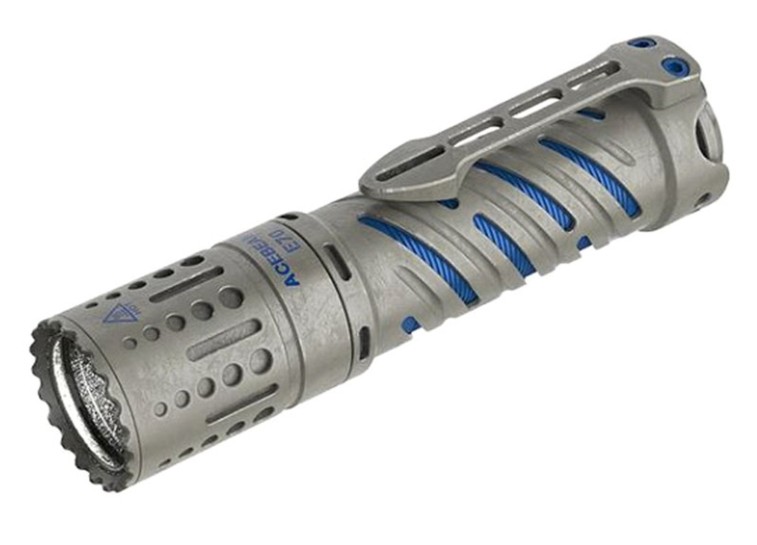 Acebeam E70-TI EDC Flashlight, Titanium Stonewash - 4000 Lumens - 6500K