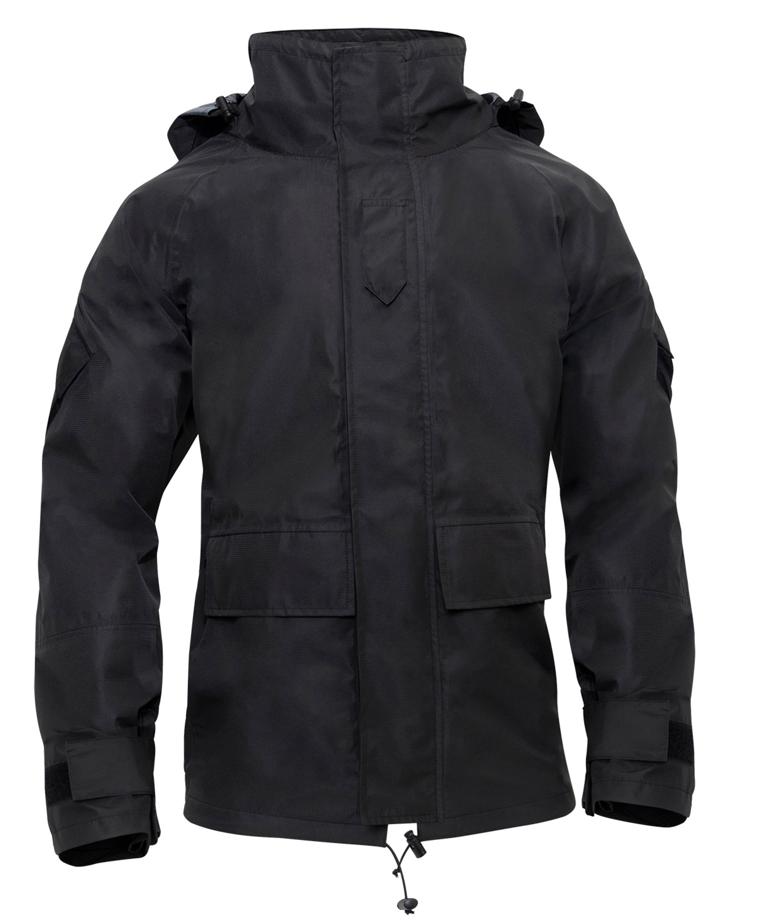 Rothco Tactical Hard Shell Waterproof Jacket - Black