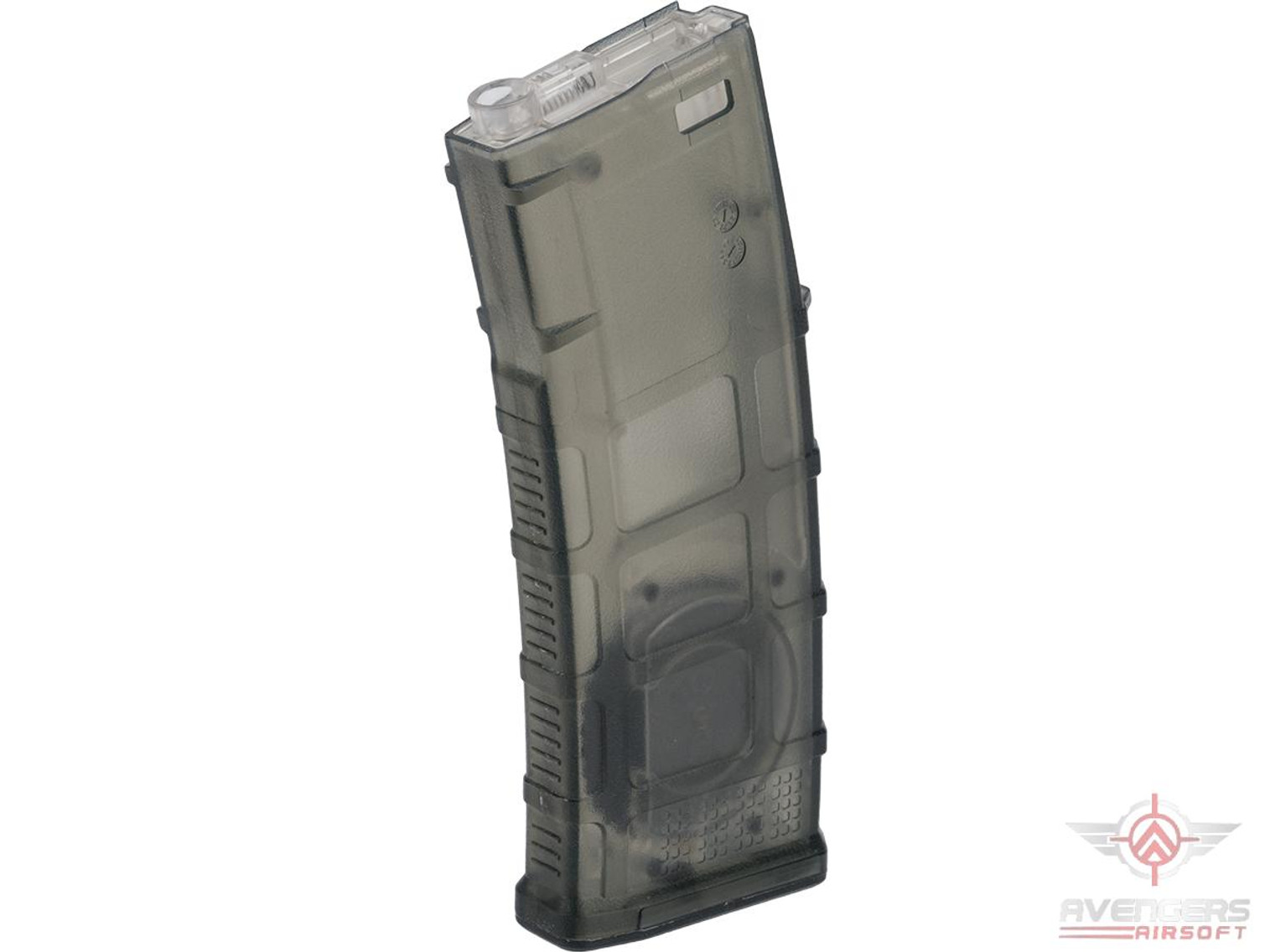 Avengers Polymer Magazine for M4/M16 Series Airsoft AEG Rifles (Color: Translucent Green / 370rd Flash Mag)