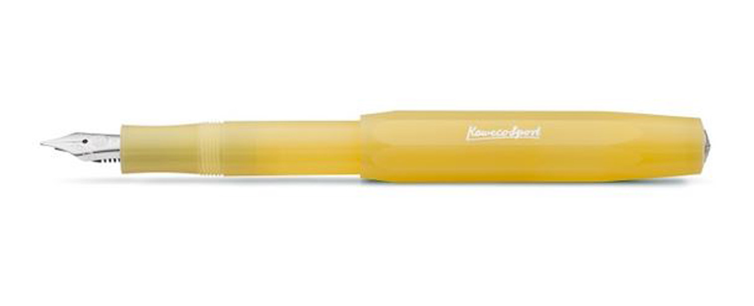 Kaweco Frosted Sport Fountain Pen Sweet Banana - Fine