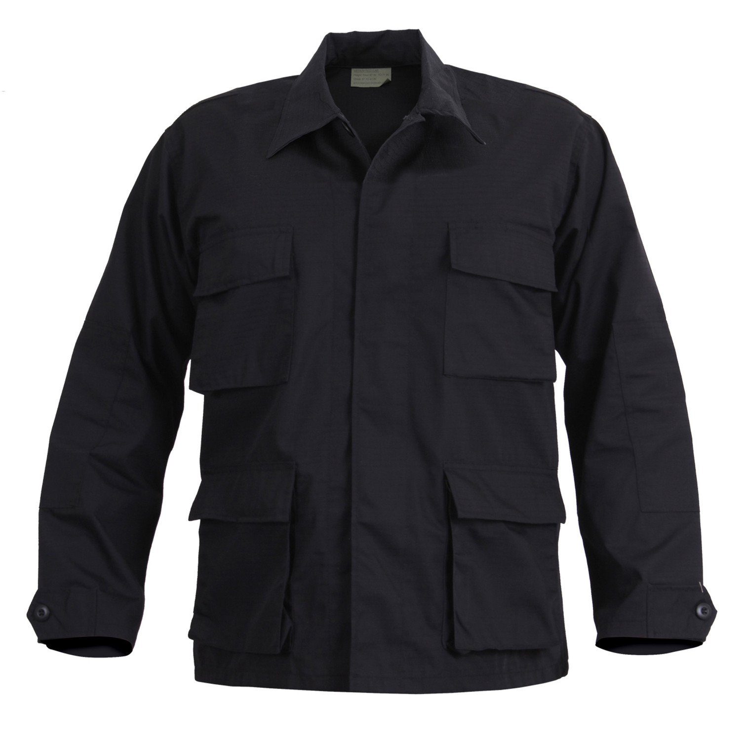 Rothco Rip-Stop SWAT Cloth BDU Shirt - Black