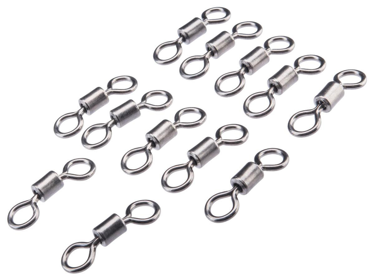 Battle Angler Stainless Steel Rolling Swivel (Size: 8/0 / 12 Pack)