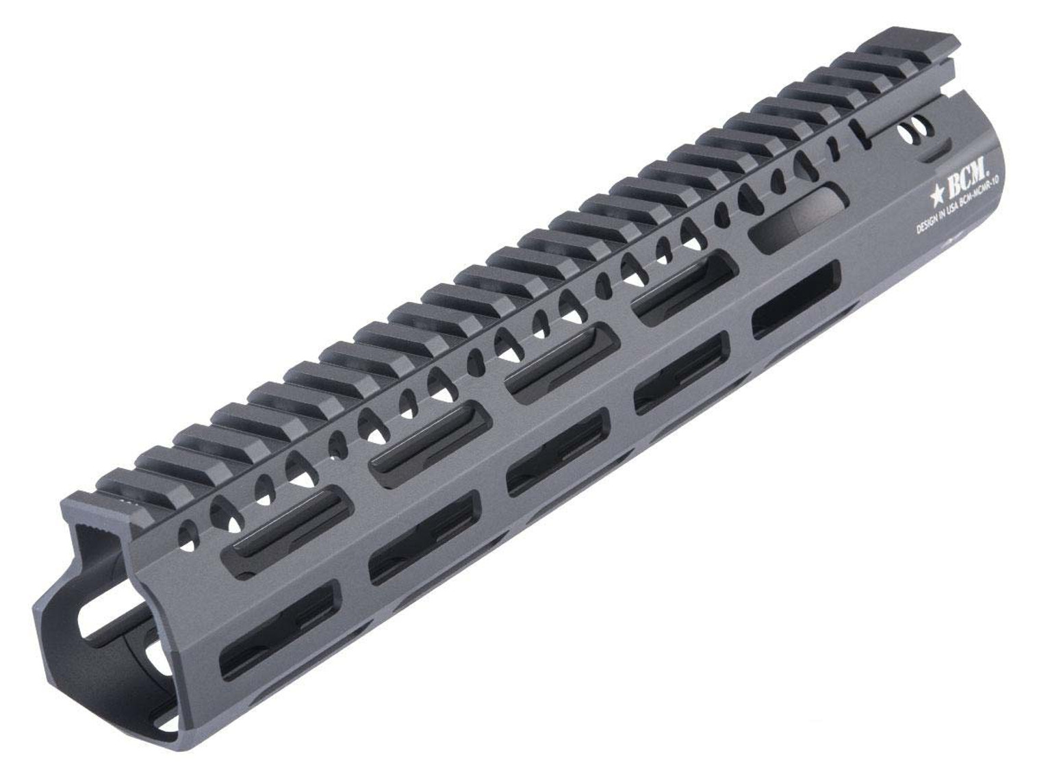 BCM Air GUNFIGHTER MCMR M-LOK Compatible Modular Rail for M4/AR15 Airsoft Rifles (Length: 10")