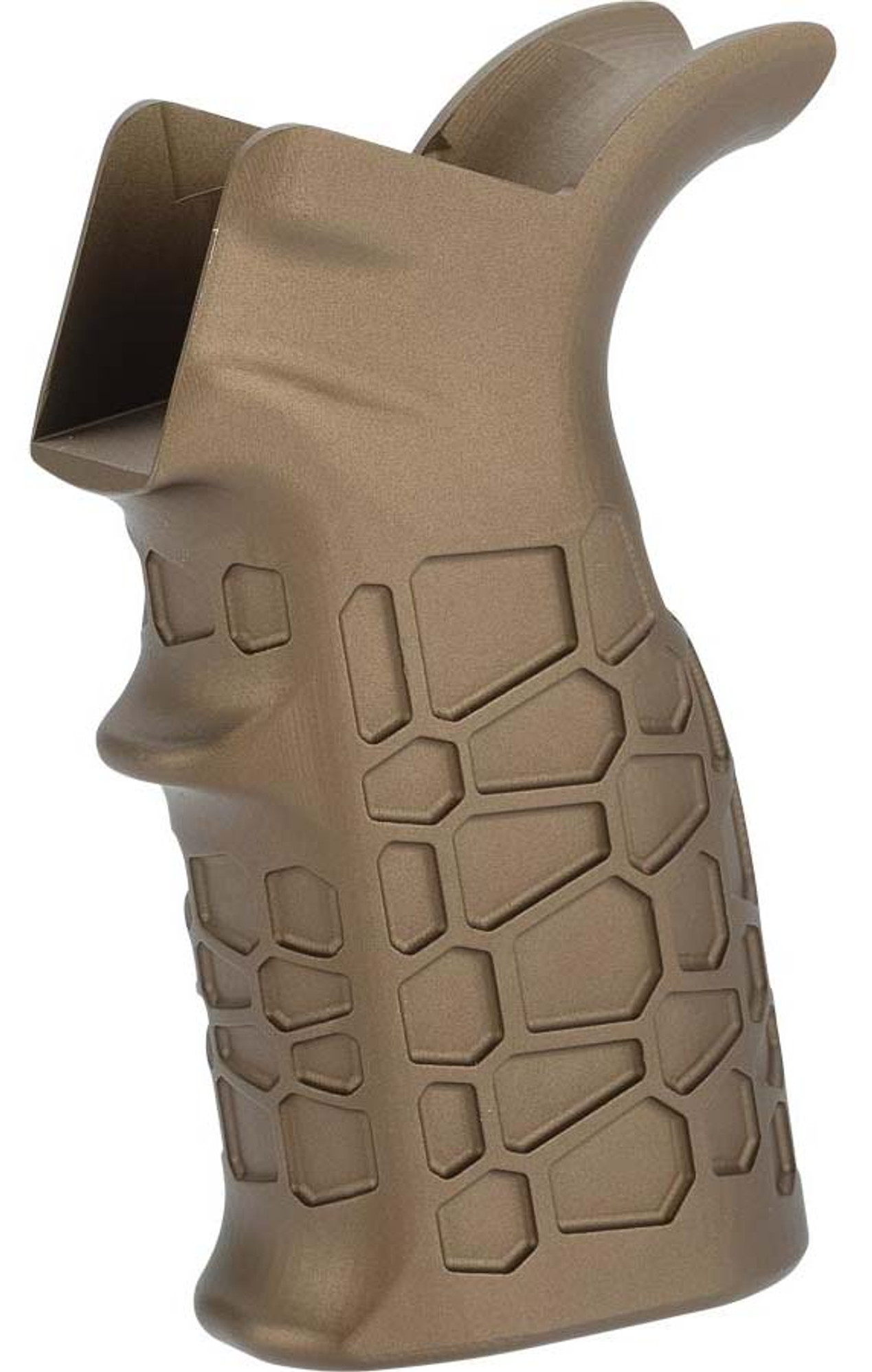 G&P CNC Machined Aluminum Waffle Motor Grip for M4 AEGs (Color: Sand)