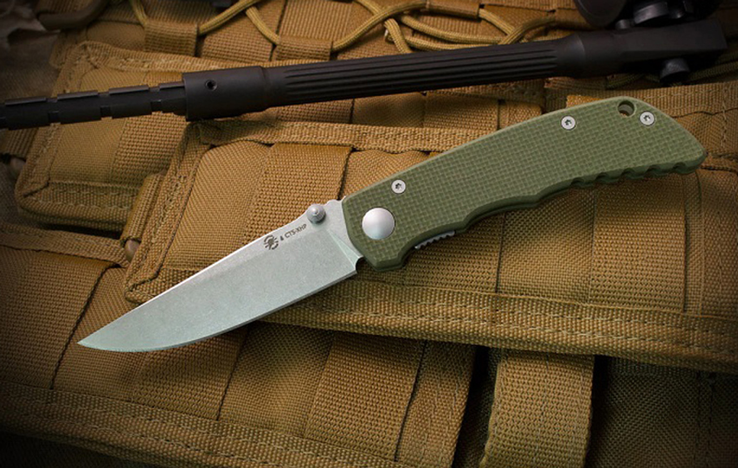 Spartan Blades Talos Lightweight Folding Knife, CTS-XHP, G10 Green