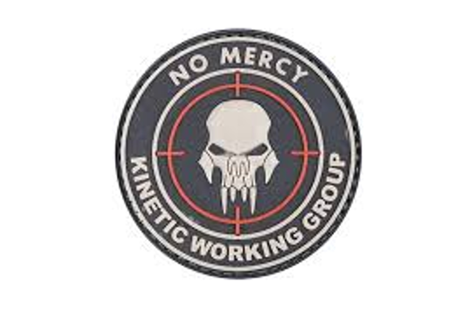 No Mercy Kinetic Working Group PVC - Black - Morale Patch