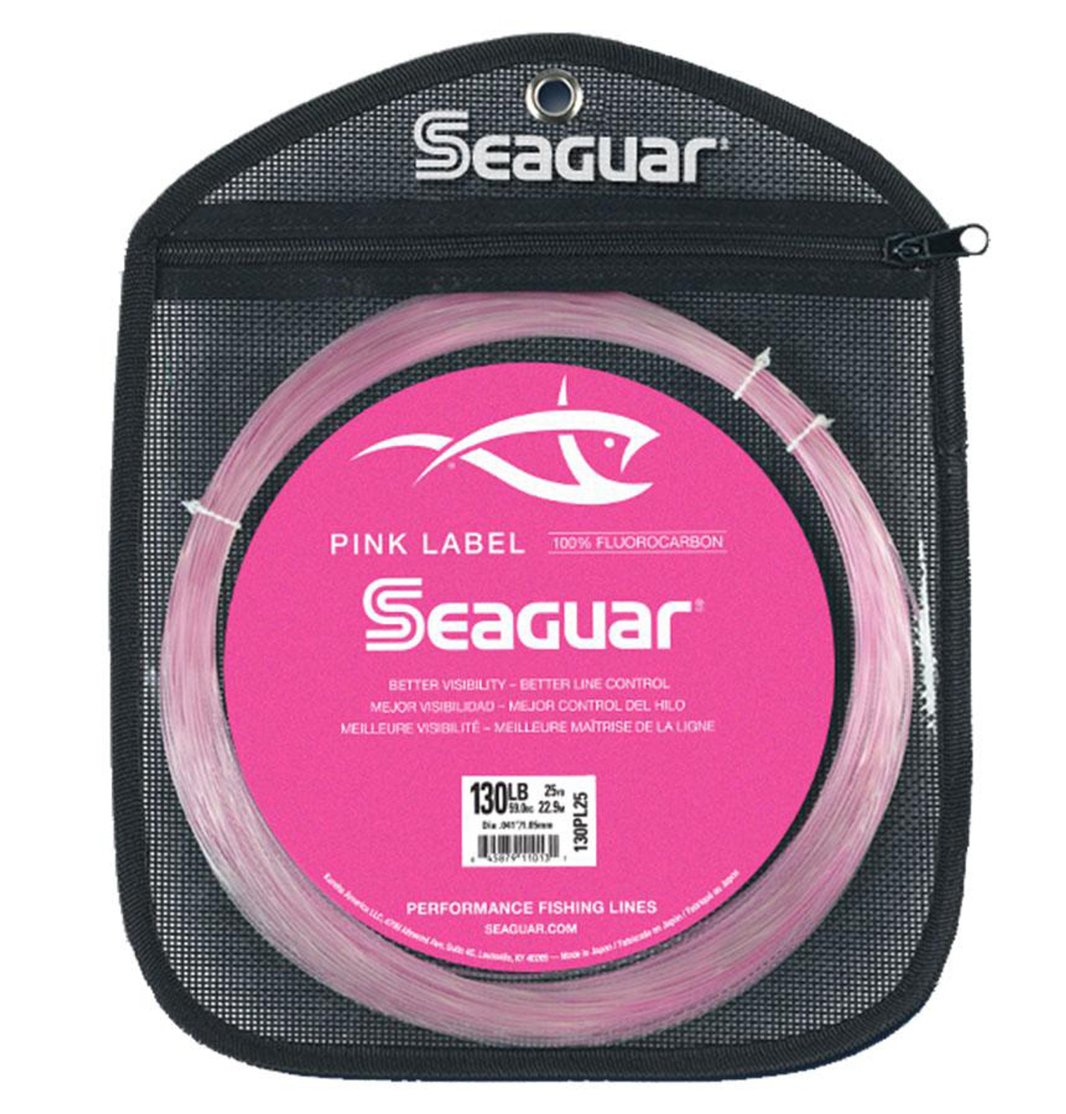 Seaguar Pink Label Big Game 100% Fluorocarbon Leader Material