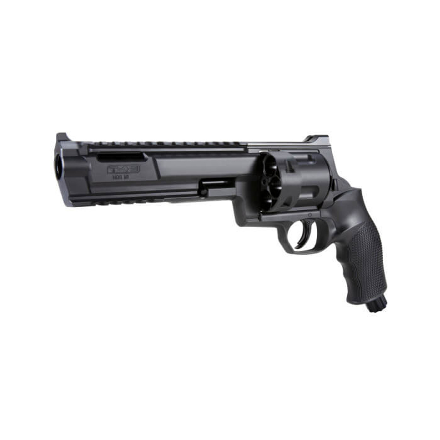 Umarex T4E HDR .50 Co2 Revolver. The HDR 50 is a revolver with visible –  Scopes and Barrels