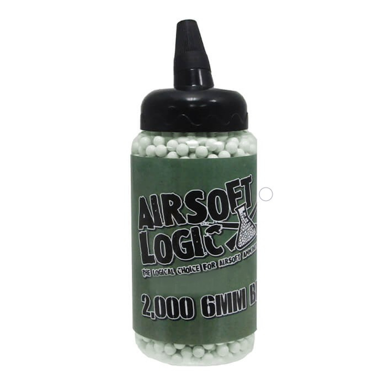 Airsoft Logic 0.25G TRACER BB (2000CT Bottle) Green