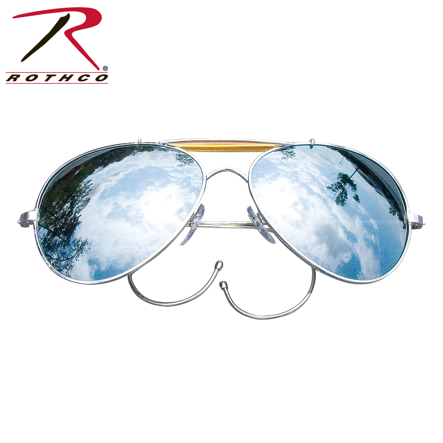 Aviator Air Force Style Sunglasses - Polybagged Only - Mirror