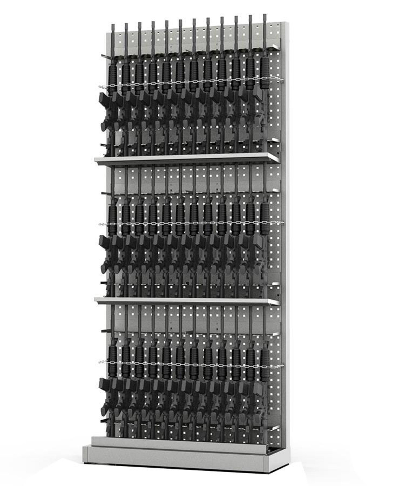 EMG "Battle Wall System" Weapon Display & Storage Solution Single-Sided Rifle Armory Vertical Rack