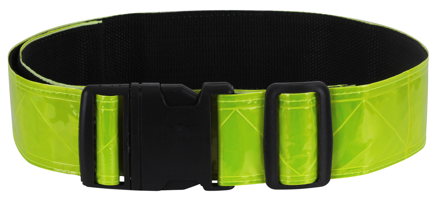 Rothco Reflective Physical Training Belt - Safety Green