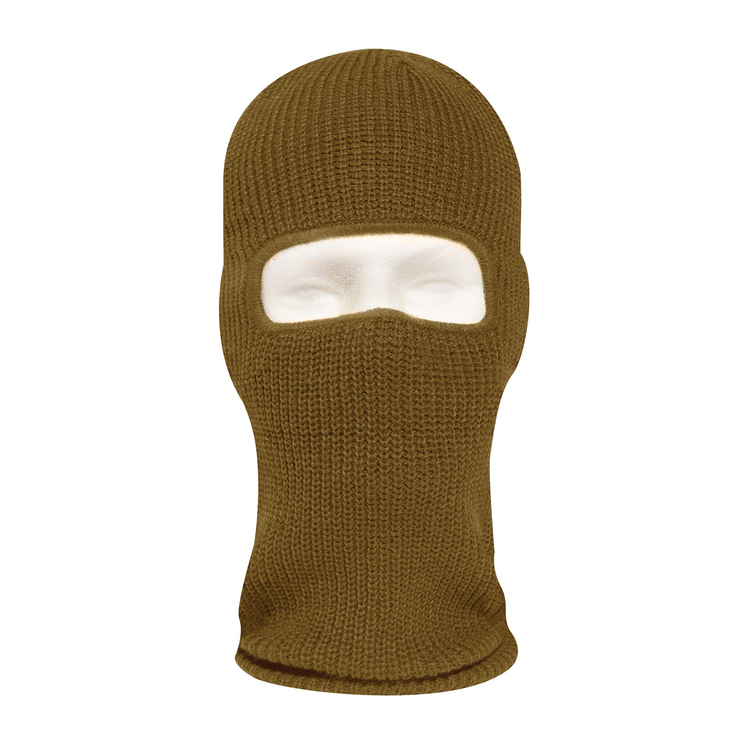 Rothco Fine Knit One Hole Facemask - Coyote Brown