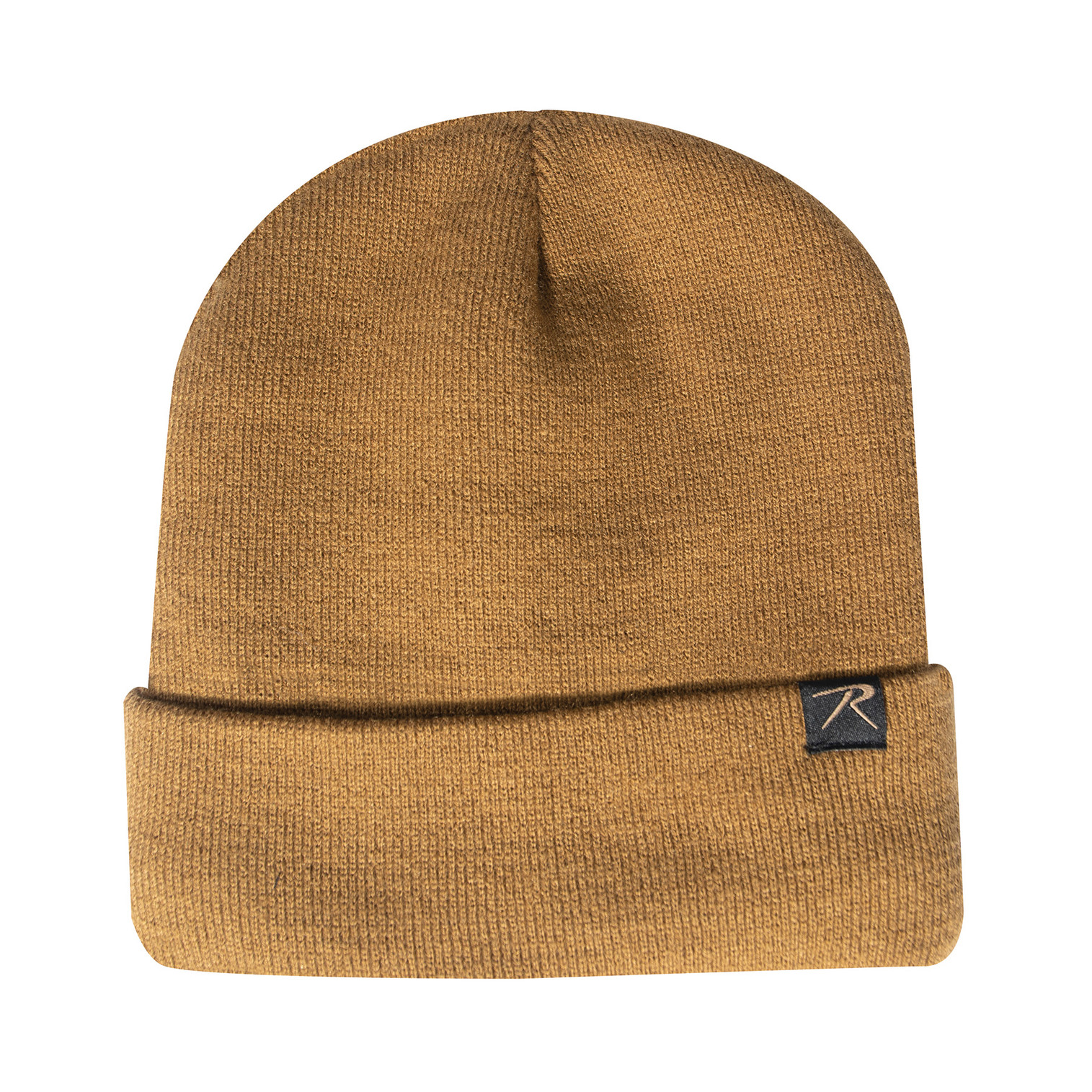 Rothco Deluxe Fine Knit Fleece-Lined Watch Cap - Coyote Brown