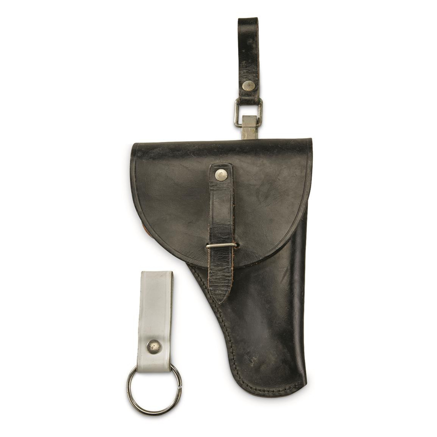 Italian Military Issue Black Leather Holster