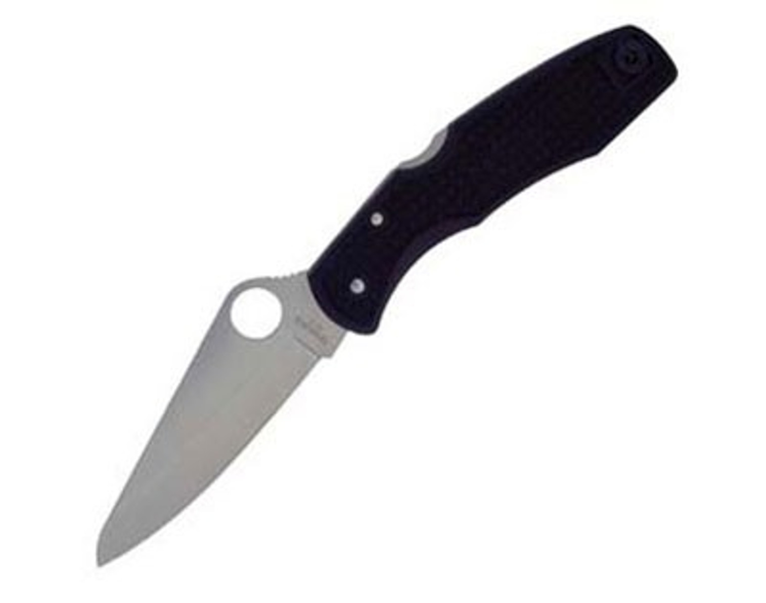 Spyderco Pacific Salt Black FRN H-1 Plain Edge Folding Knife