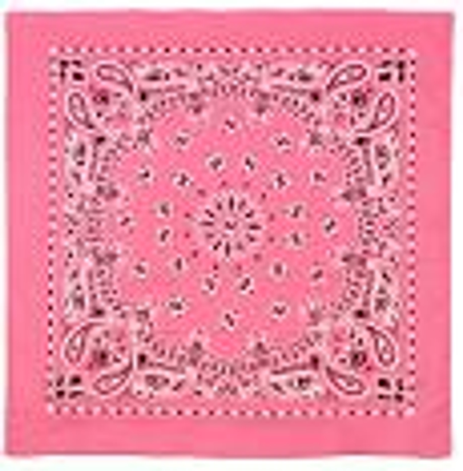 Rothco Trainmen Paisley Bandana - 22" X 22" - Pink